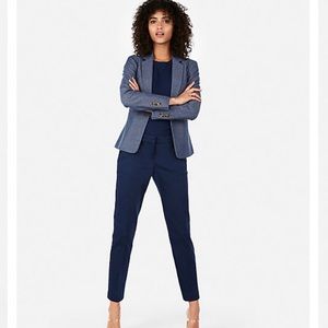Express Columnist Ankle Pants. Size 8. Navy